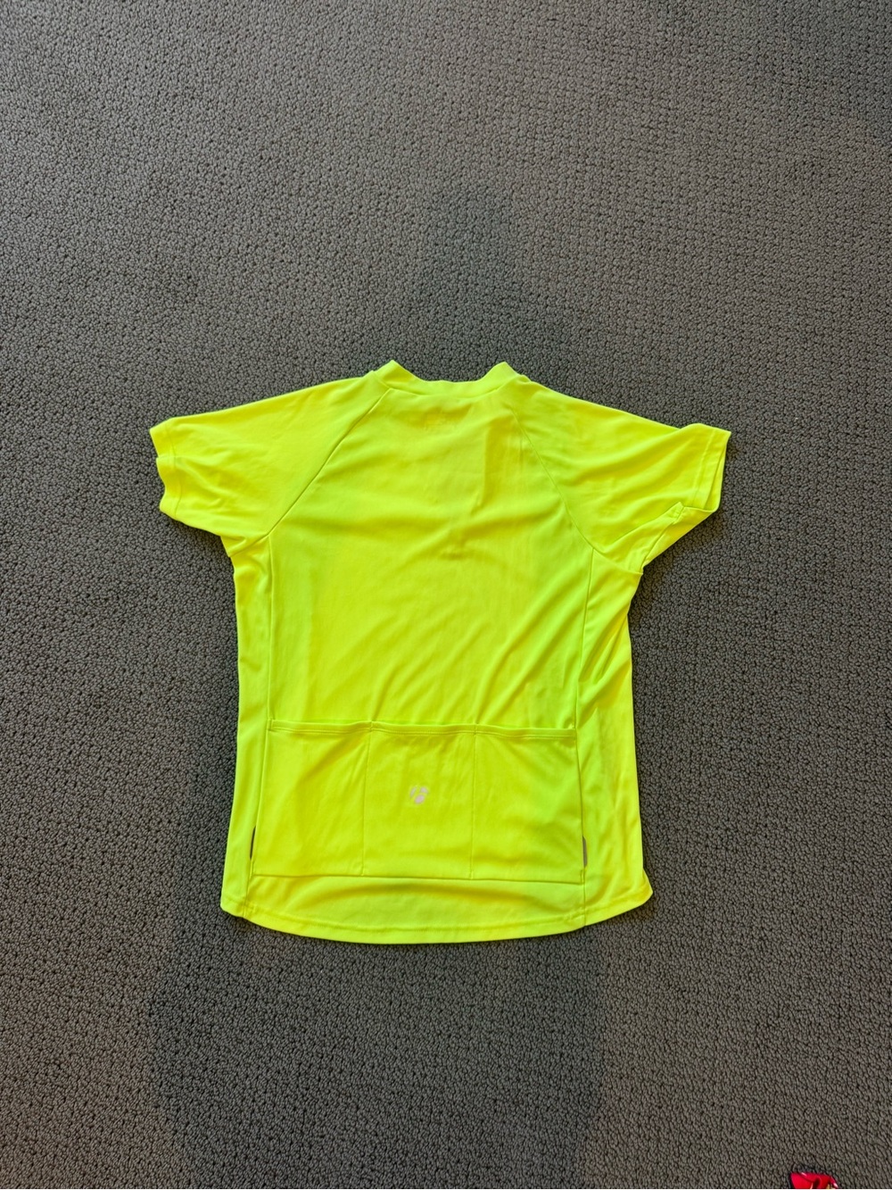 Women’s High-Visibility Neon Yellow Short Sleeve Bicycle Jersey- Like new